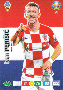 Ivan Perisic Croatia Panini UEFA EURO 2020#076